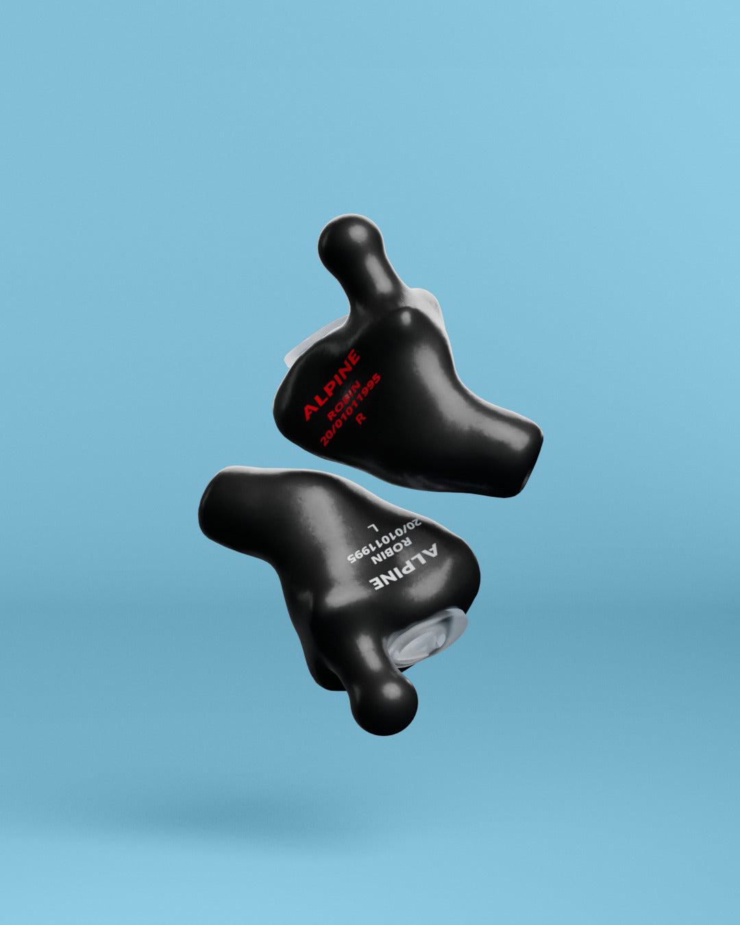 Bouchons d’oreilles Alpine MusicSafe Sur Mesure 4D noir